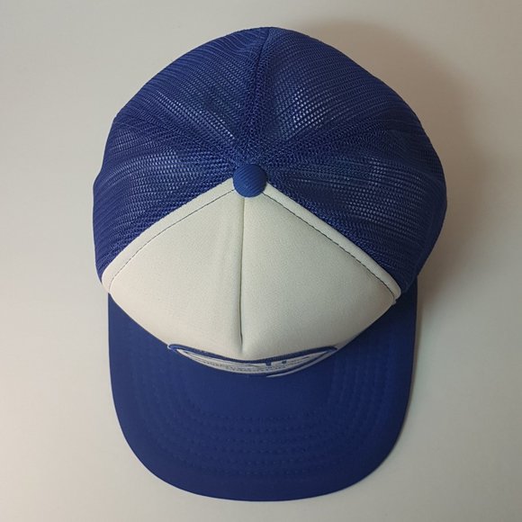 Vintage 80s MckINLEY & Taylor Hat Snapback Trucker Hat Classic Cap Blue Edmonton - Picture 5 of 15